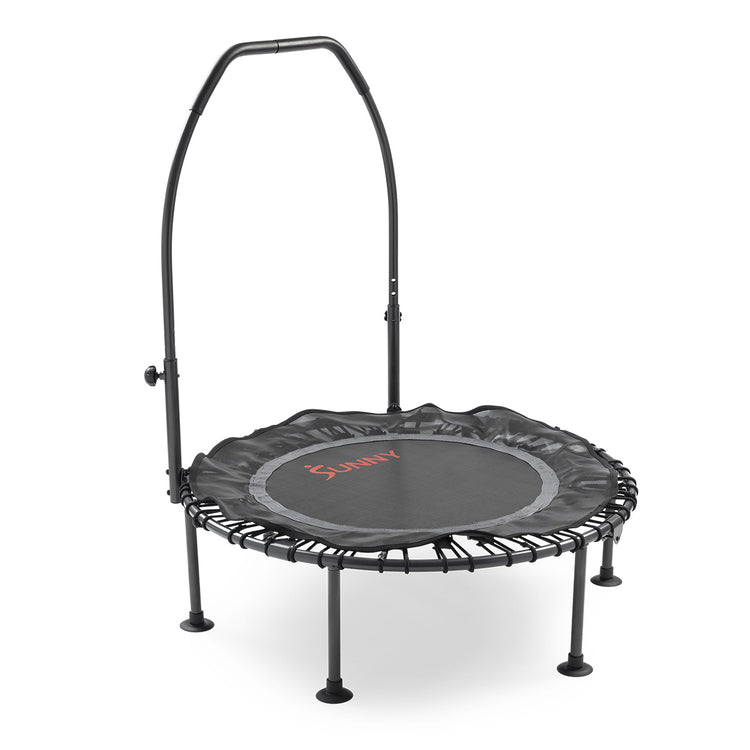 Active 40-Inch Fitness Trampoline with Adjustable Handlebar