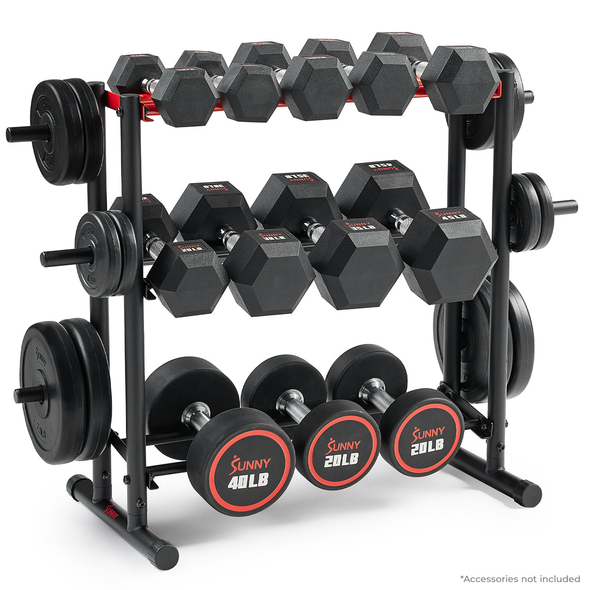 Dumbbell Rack Stand Only Weights Dumbbells WF Athletic Supply