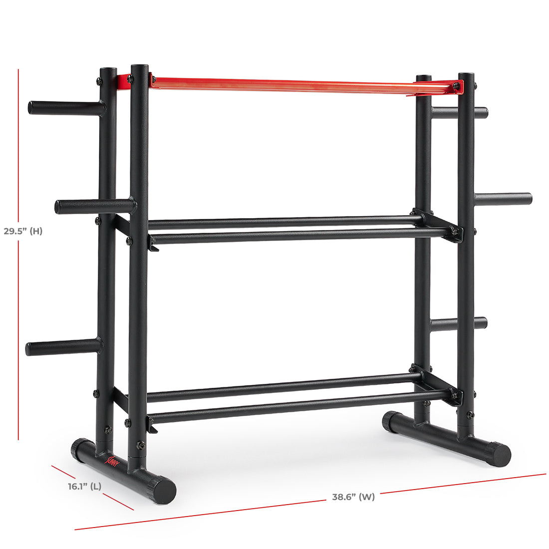 3-Tier Weights Storage Rack | Sunny Health & Fitness | Sunny Health ...