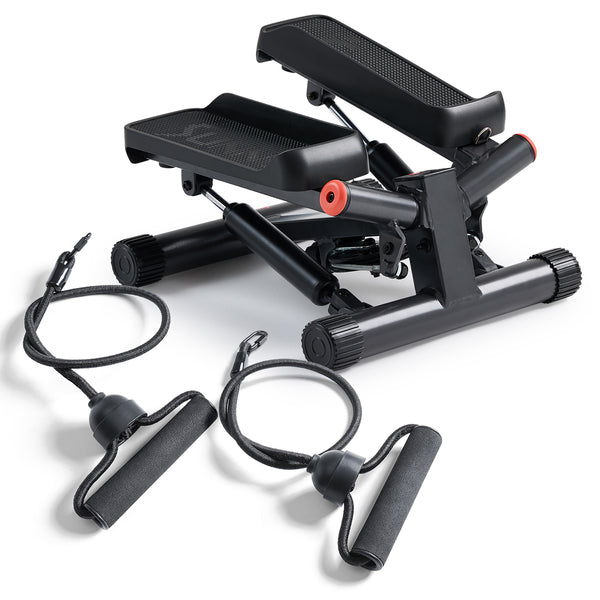 Smart Twist Stepper with Resistance Bands | Sunny Health & Fitness