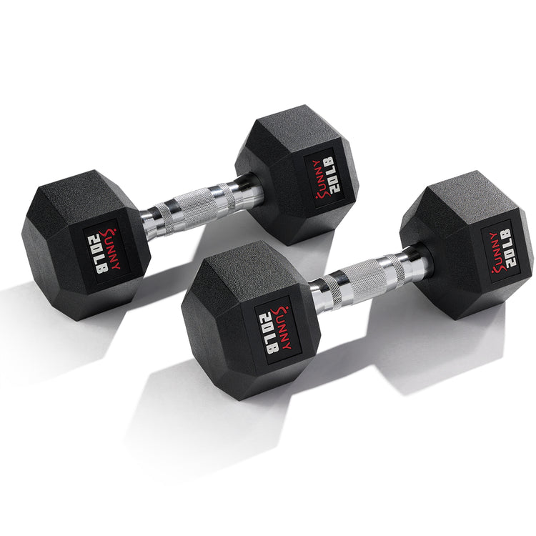 SPACE SAVING | With compact dimensions, the dumbbells have a modest footprint, making them easily storable and designed to fit in living spaces of all sizes.