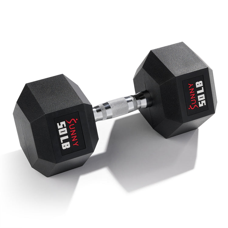 SUITABLE FOR ALL FITNESS LEVELS | With a variety of weight options to choose from (5 to 50 lbs), the Fitness Core Hex dumbbells are suitable for beginners and advanced exercisers alike. They can also be used for various exercises, from basic strength training to complex movements.