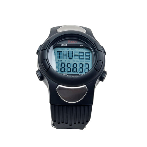 LCD SCREEN | Easily keep track of time, distance, calories burned, and step count on the LCD screen. Use the alarm, stopwatch, and timer functions to set and monitor workout lengths or reminder alarms.