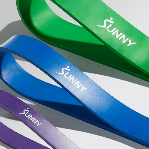 NATURAL LATEX | Sunny Health & Fitness resistance bands are made of over natural latex which means they’re stronger, more durable, and more elastic than rubber, TPE and most other materials commonly used in resistance bands. 