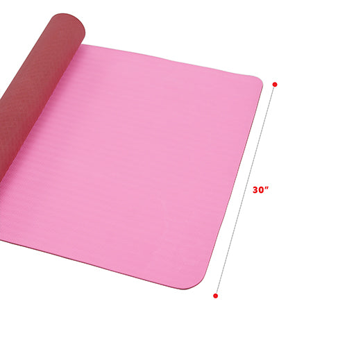 Thick Yoga Mat, YOTTOY Large 72x 32x1/3 Extra Wide 72x 32x1/3, pink