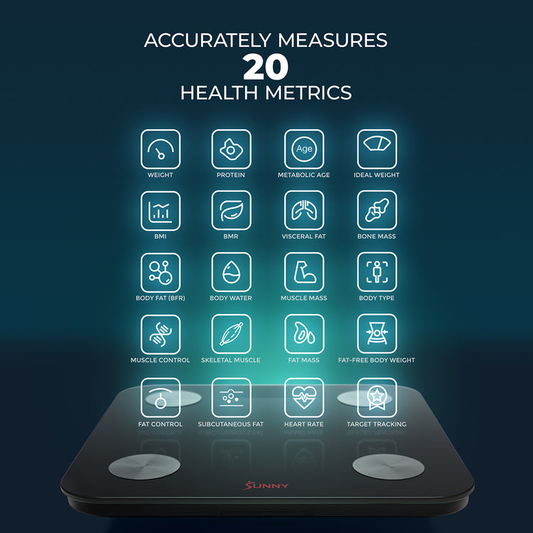 Body Plus Smart Smart Body Composition Weight Scale | Sunny Health & Fitness | Sunny ...
