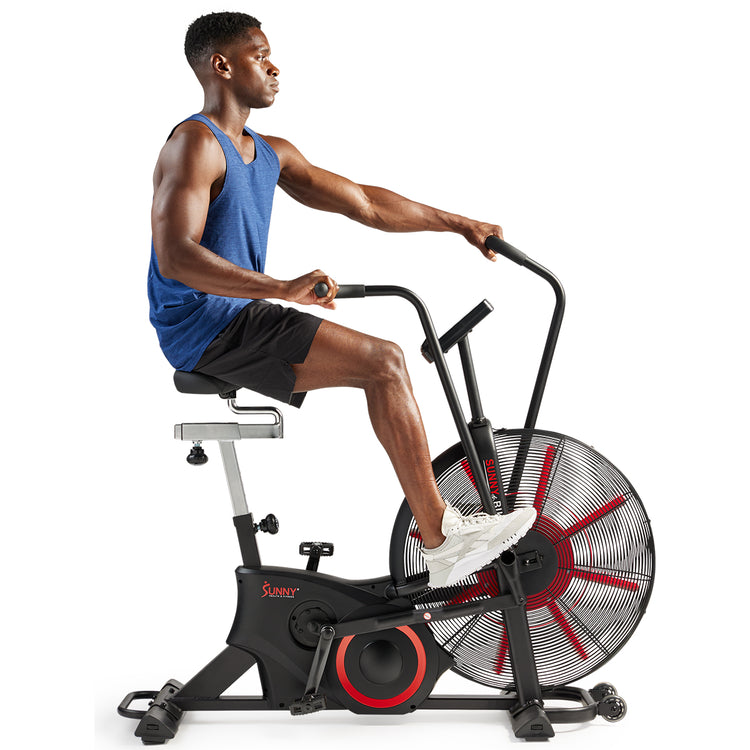 Tornado Smart Advanced Air Resistance Exercise Bike Sunny Health