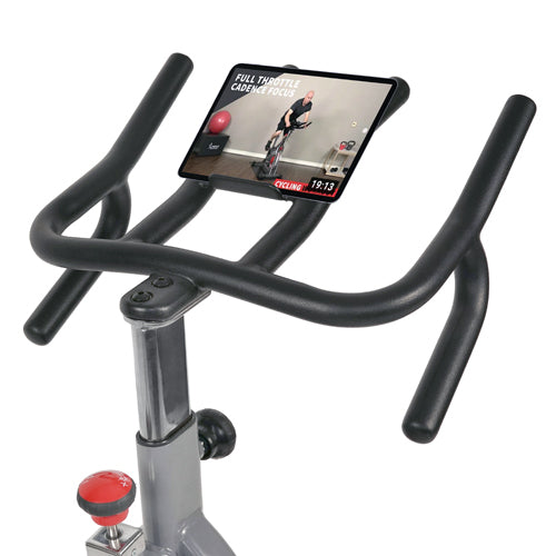 DEVICE HOLDER | Place your mobile device & you’re ready to start watching a virtual biking video online, your favorite movies/tv shows or read a book.