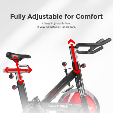 Stationary Bike | Belt Drive Indoor Cycling Bike | Free Shipping ...