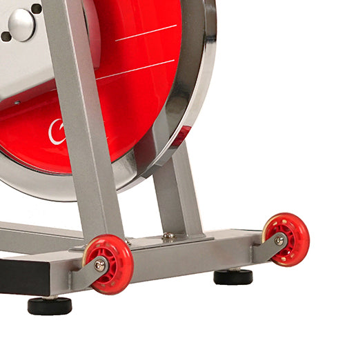 TRANSPORTATION WHEELS | Making the transformation of your home into your own personal fitness studio is effortless with these convenient transport wheels! Simply tilt and roll out for use or away for storage. ..no need for heavy lifting or muscle strain.