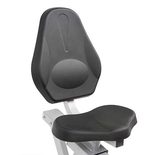 WIDE CUSHIONED SEAT | Outfitted with a padded seat and seat back to help relieve the "falling asleep feeling" when circulation is cut off. The design provides an easy on and off capability, resulting in a more effective and comfortable workout.
