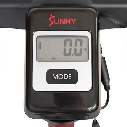 PERFORMANCE MONITOR | Real time stats include time, speed, distance, calories, odometer, RPM, pulse tracking and scan.