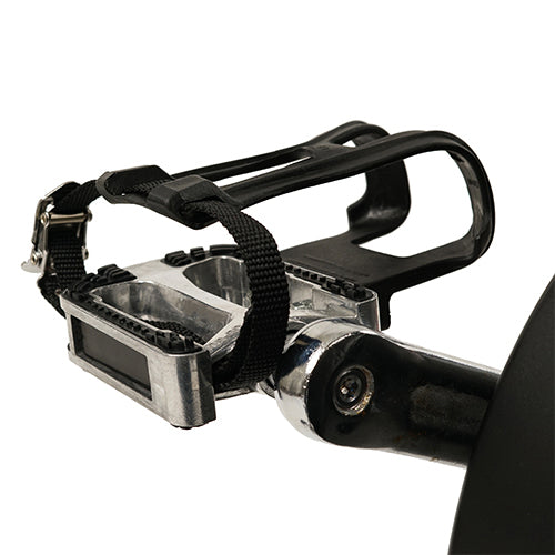 CAGED FOOT PEDALS | Ensure your feet are secured correctly with Sunny Health and Fitness' added foot cage feature. Avoid foot slippage at increased levels of speed and intensity.