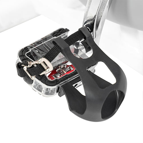 CLIP-IN/CAGED PEDALS | The dual sided pedals include feet cages that allows for secured use with any footwear or flip it over and clip-in for a high-performance ride.