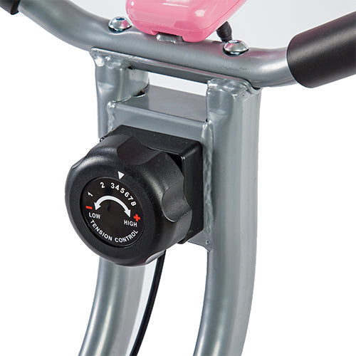 8-Level Adjustable Resistance | Switch up the intensity of your workout with the convenient tension knob. With a simple twist, you can increase or decrease resistance so your workout can remain challenging and effective throughout your fitness journey. Perfect for any user's skill level!