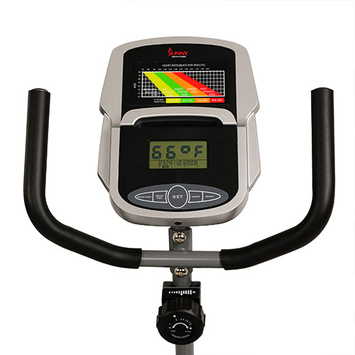 PERFORMANCE MONITOR |Use the easy-to-read exercise display to monitor your time, RPM, speed, distance, calorie, pulse and scan. The exercise display also has a clock, thermometer, calendar and a BMI calculator.