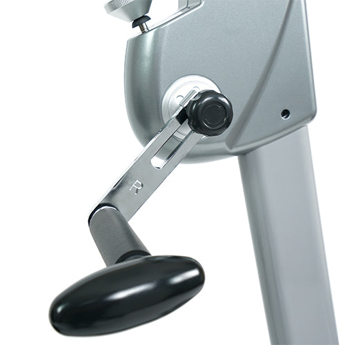 BUILT-IN ARM EXERCISER | Handlebars with dual position handle grips. Get those shoulders and forearms moving! 