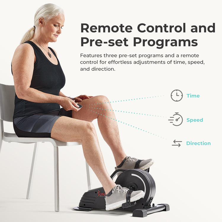 2-in-1 Smart Motorized Mini Exercise Bike