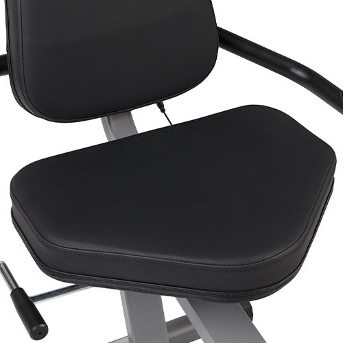COMFORTABLE RIDE | The large, cushioned, and easily adjustable seat provides comfort throughout each workout. Enjoy the non-slip handlebar and textured foot plates to keep your grip and feet firmly in place, so you don’t have to deal with constantly re-adjusting.