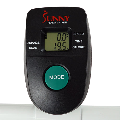DIGITAL MONITOR | The digital monitor helps you keep track of your progress by displaying: time, speed, distance, calories, scan.