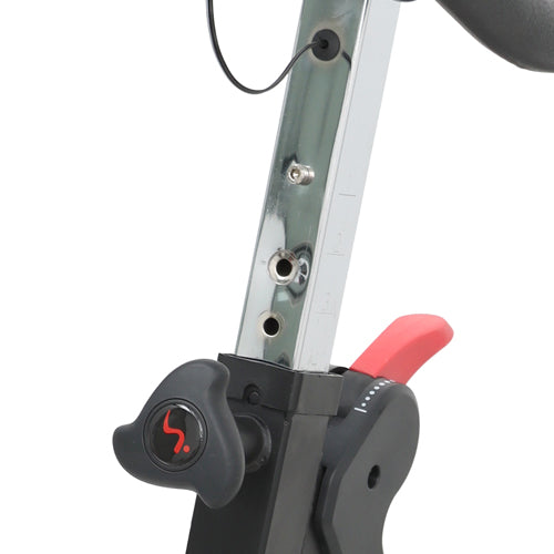 ADJUSTABILITY | Tailor the exercise bike to your unique riding positions and body dimensions. 4–way adjustable seat and 2-way adjustable handlebar allows for customizability for any user.