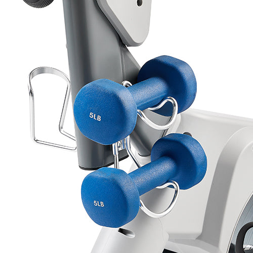 Dumbbell Holder | Stay seamlessly connected to your strength training routine with the built-in dumbbell holder, ensuring convenient access and a streamlined fitness experience.