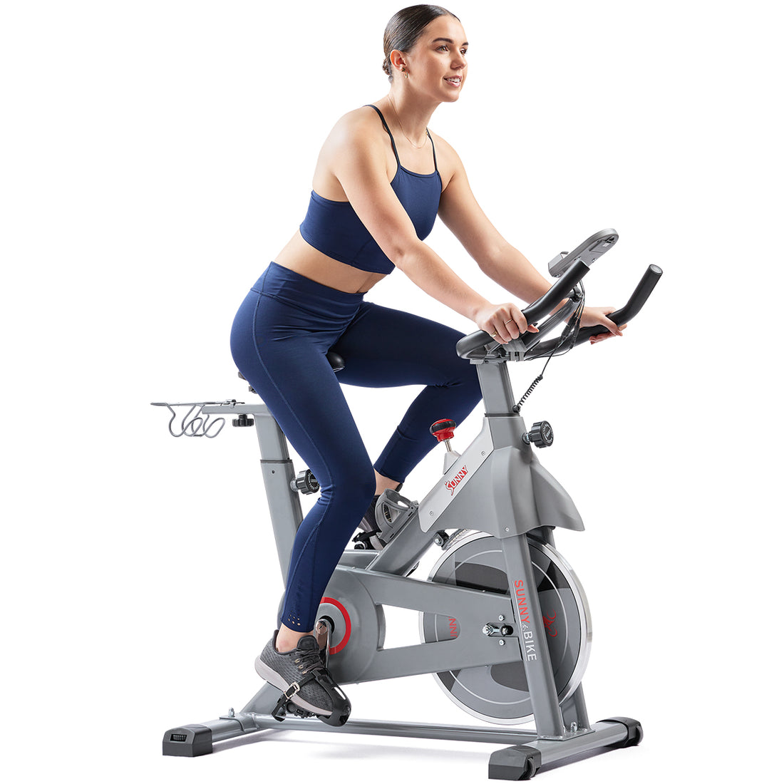 SMART Resistance Exercise Bike with Dumbbell Holder Sunny