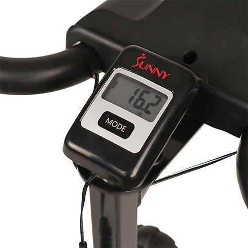 PERFORMANCE MONITOR |	Build new workouts when you effectively track your progress by using the battery-powered display. Easily check your speed, distance, time, calorie, odometer, RPM, and pulse at a glance while you cycle. 