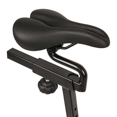 4-WAY ADJUSTABLE SEAT | Customize this bike around your individual height. Take advantage of the 4-way adjustable seat, 2-way adjustable handlebar and a wide leg inseam range of 27 inches to 37.5 inches.  