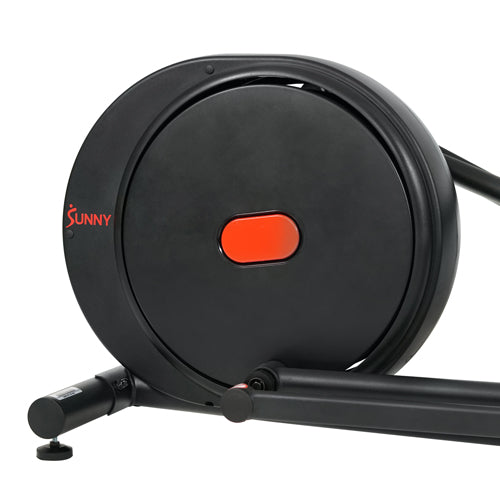 13 LB FLYWHEEL | Flywheel located in the rear of the elliptical helps you balance toward the center of the machine, making it a smoother position for the user.
