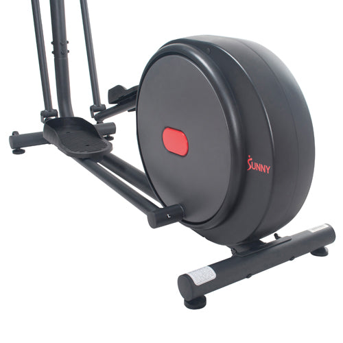 13 LB FLYWHEEL | Flywheel located in the rear of the elliptical helps you balance toward the center of the machine, making it a smoother position for the user.