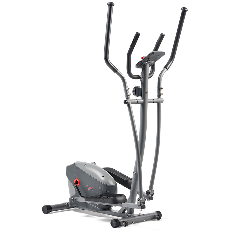 SWIFT + SILENT STRIDES | The 11-inch stride length on this indoor magnetic elliptical provides a smooth and steady experience. Elevate and push your stride further for greater stimulation of lower-body muscles, including calf muscles.