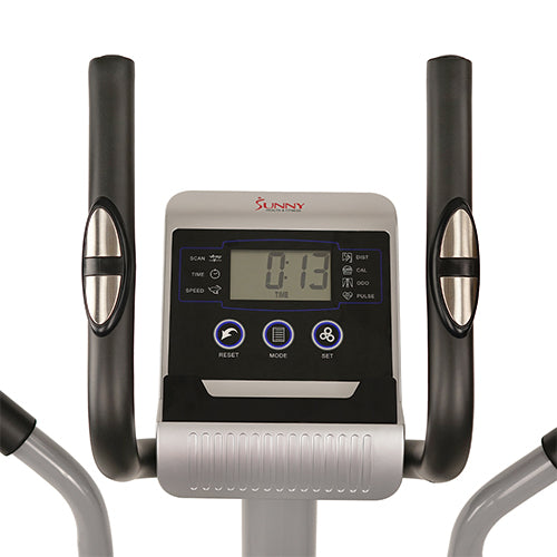 DIGITAL MONITOR W/ DEVICE HOLDER | The LCD displays time, speed, distance, calories, pulse and odometer. Place your mobile device on the conveniently located tablet holder to follow along to your favorite workout videos. 