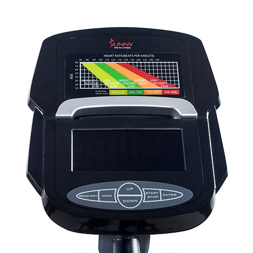 PERFORMANCE MONITOR | Track your workout speed, RPM, time, distance, calories, WATT, heart rate, level, program and target heart rate using the backlit LCD console. Challenge yourself using one of the 7 workout modes or 12 pre-loaded workout programs. 