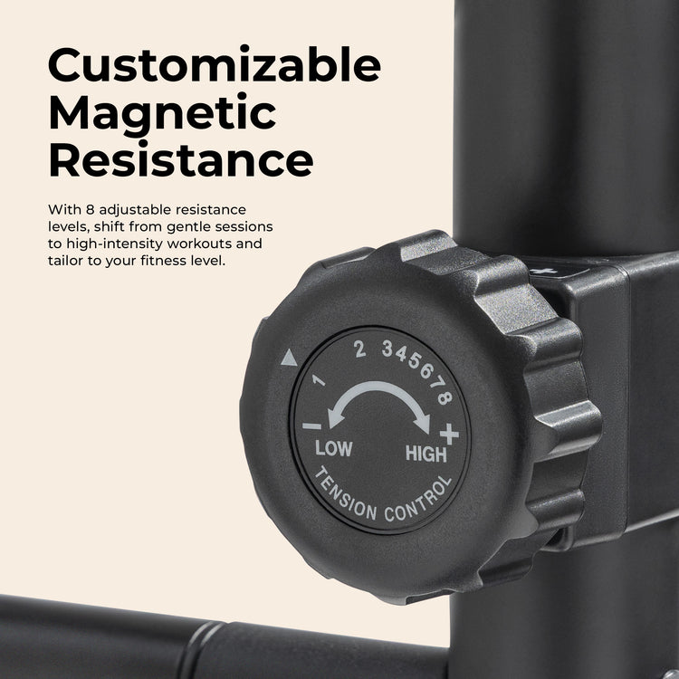 Essential Magnetic Resistance 2-in-1 Cross Trainer Elliptical Bike | Sunny Health & Fitness