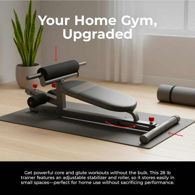 Multifunction Core & Glute Trainer | Sunny Health & Fitness