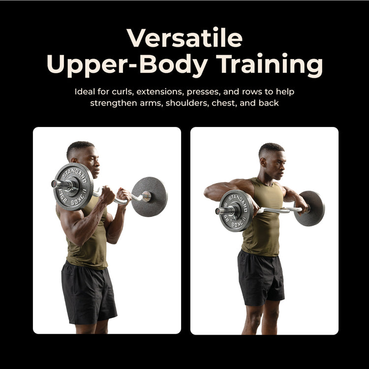 Olympic Curl Bars - EZ & Super Curl, 47 - 48"