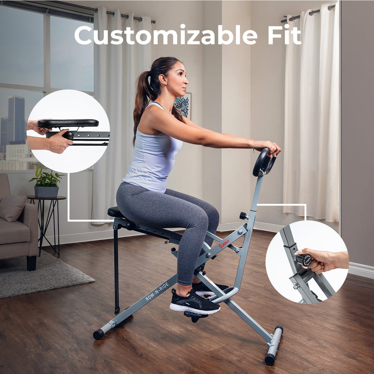 Upright Row-N-Ride® Squat Assist Trainer Machine for Abs and Glute Workout