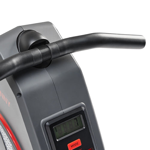 NON-SLIP HANDLEBARS | Ergonomically shaped and padded handlebar enhances the grip and feel of your home row machine exercise sessions.