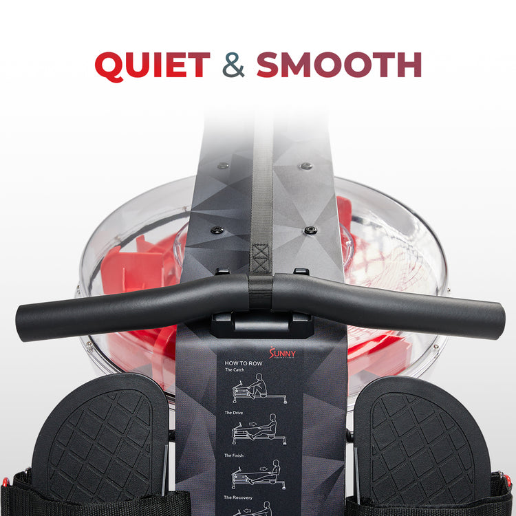 Hydro Water Rowing Machine with Bluetooth Connectivity | Sunny Health ...