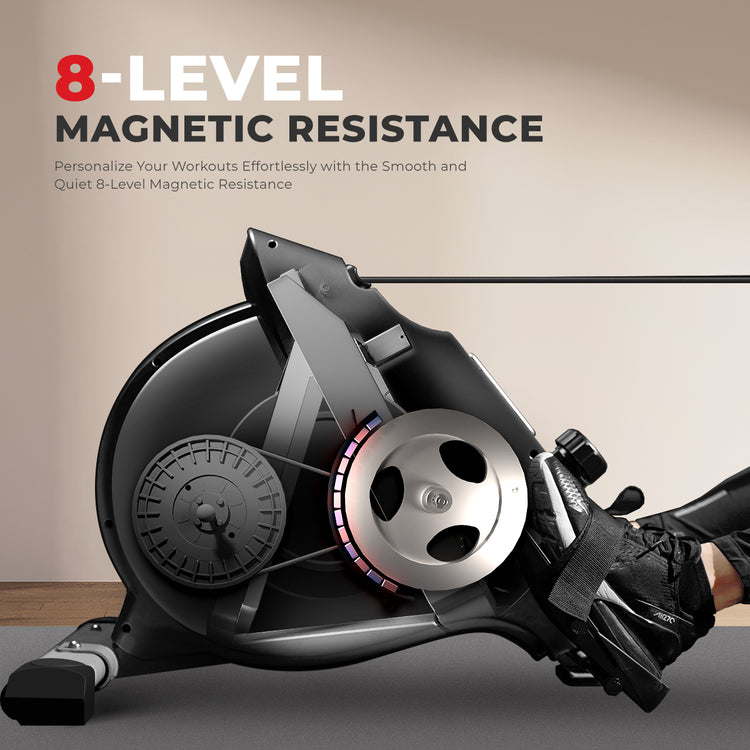 Rameur magnétique Sunny Health & Fitness SF-RW520083K - Noir