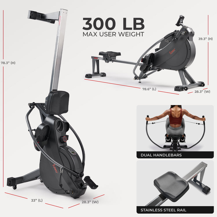 MotionMax Magnetic Rowing Machine