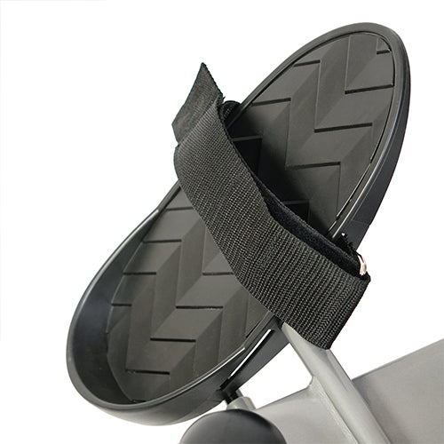 EXTRA LARGE FOOT PEDALS | Never lose your footing again with the adjustable straps and textured foot pads.
