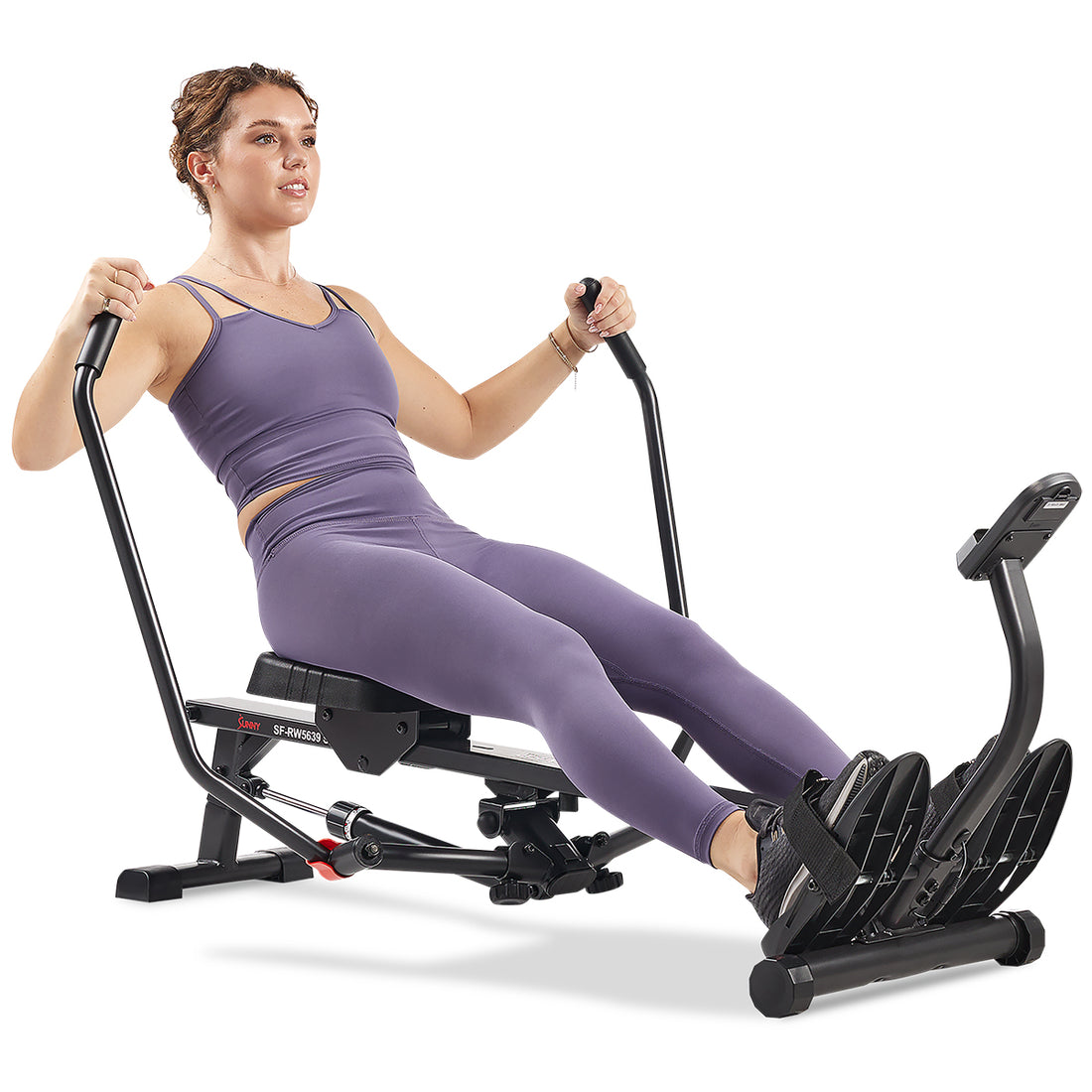 SMART Compact Full Motion Rowing Machine | Sunny Health and Fitness