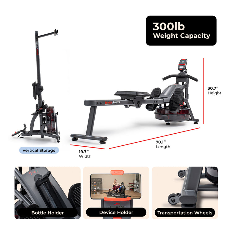 Smart Heavy-Duty Water Rower