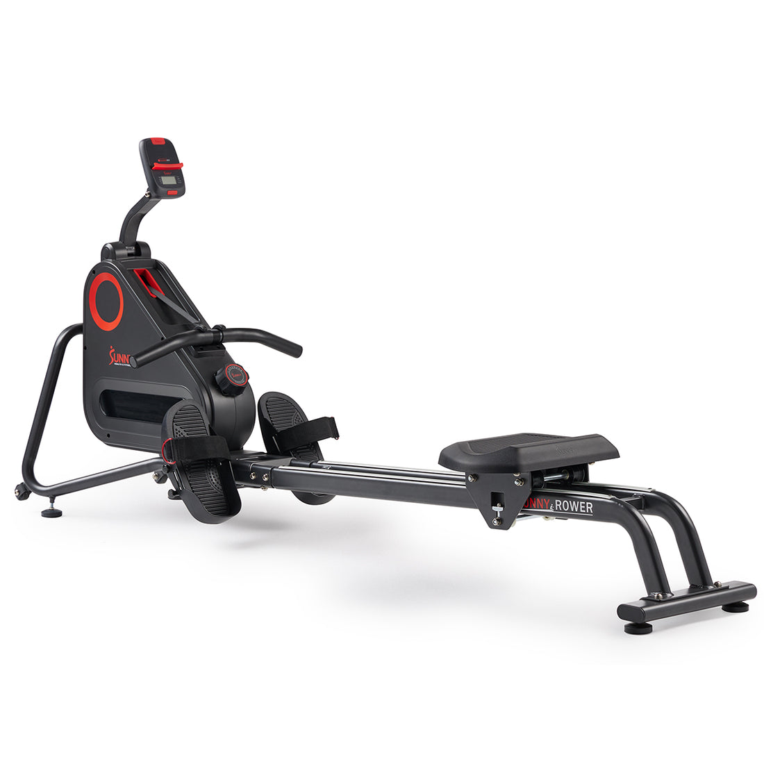 Smart Magnetic Rower with Dual Slide Rail | Sunny Health and Fitness
