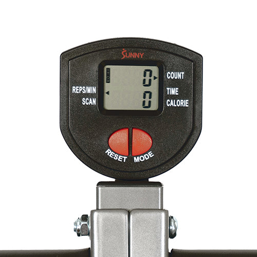 DIGITAL MONITOR | Track your progress with the digital monitor. It displays time, reps/min, count and calories burned.