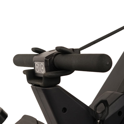 NON-SLIP HANDLEBAR W/CONTROLS | Slip resistant handlebars with soft padded foam grip provide comfort and support. Easily adjust the 10 levels of magnetic resistance with wireless handlebar controls. 