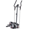 Compact Smart Magnetic Elliptical Trainer with Handlebar and Resistance Bands