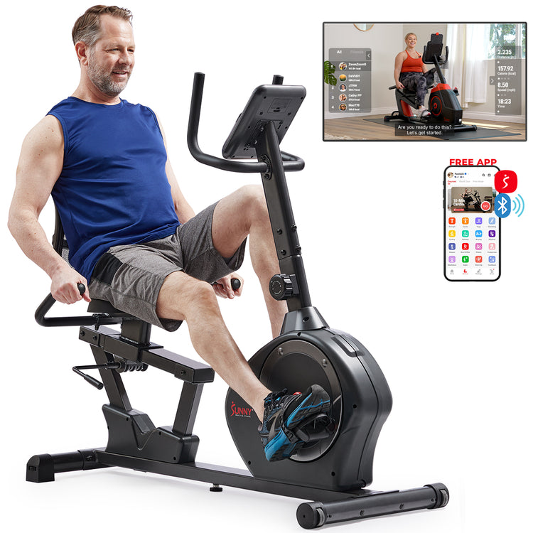 Magnetic Recumbent Exercise Bike For 350 Pound Person Smart